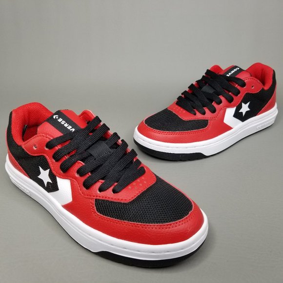 Converse Rival Ox Athletic Shoes Red Black White 3 Converse Rival Ox Athletic Shoes Red Black White 3